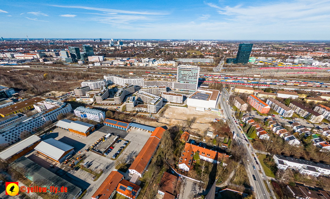 20.02.2023 - der Hachinger Bach zwischen Berg am Laim und Neuperlach
